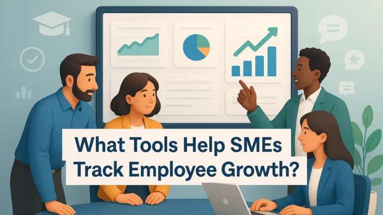 SMEs using employee growth tracking tools dashboard
