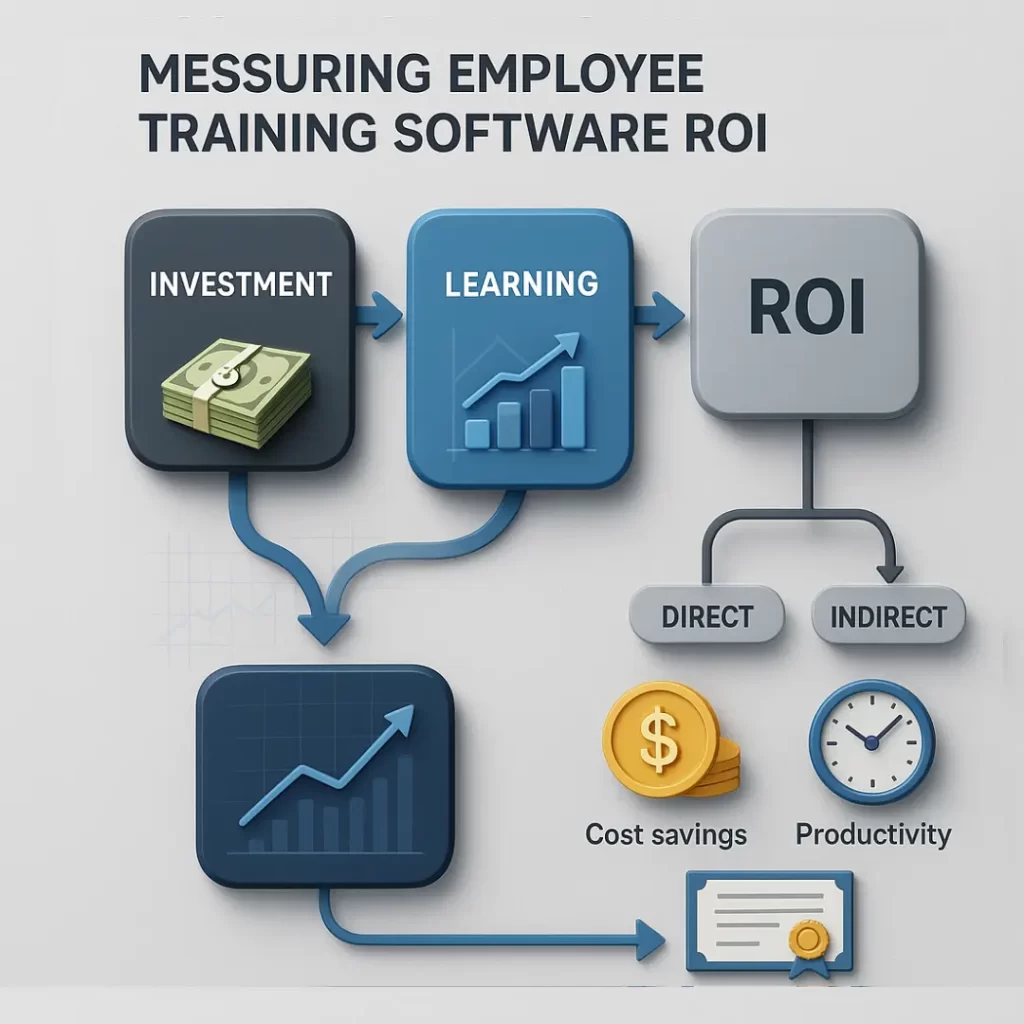 Step-by-step measuring employee training software ROI and metrics 